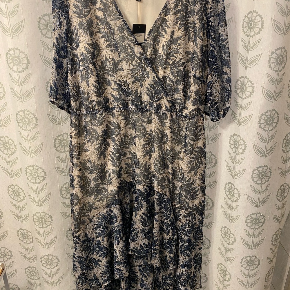 Eloquii Indigo Bloom Dress